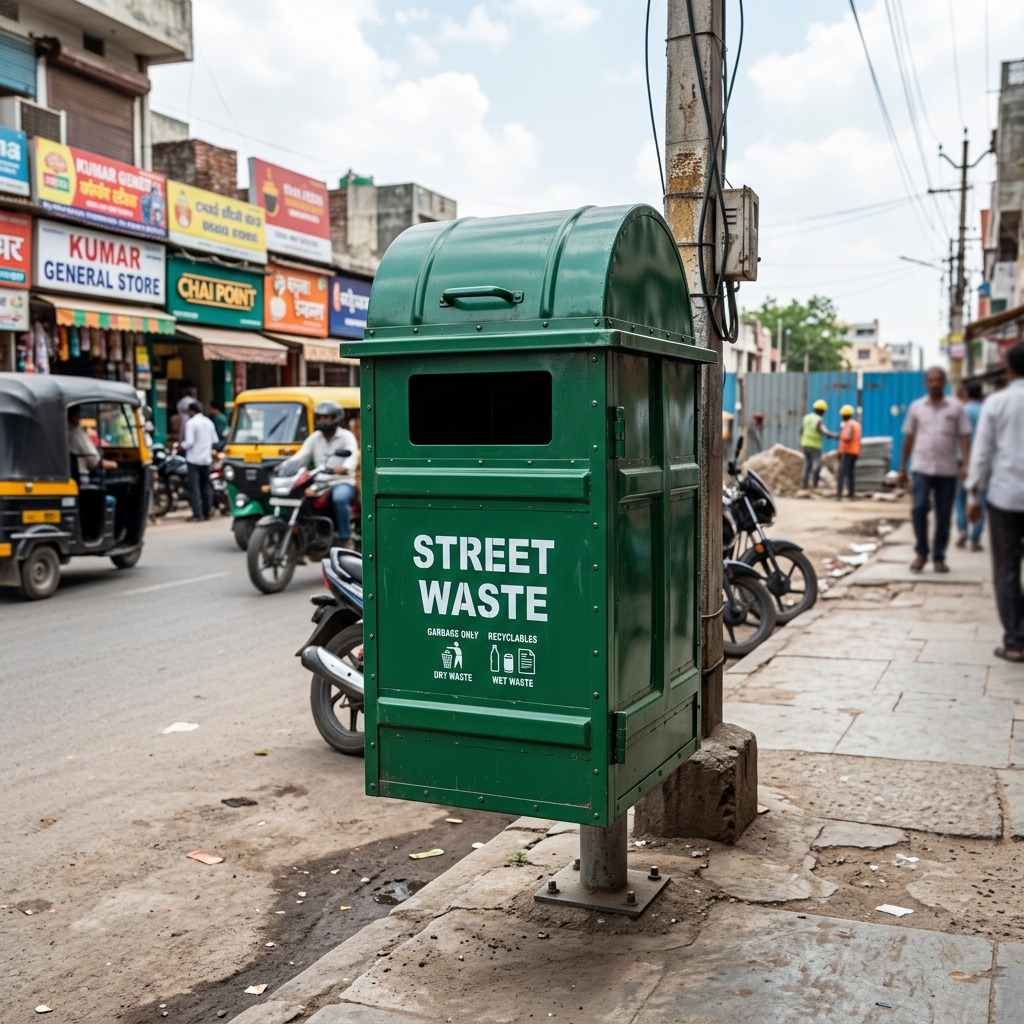 Footpath Dustbin