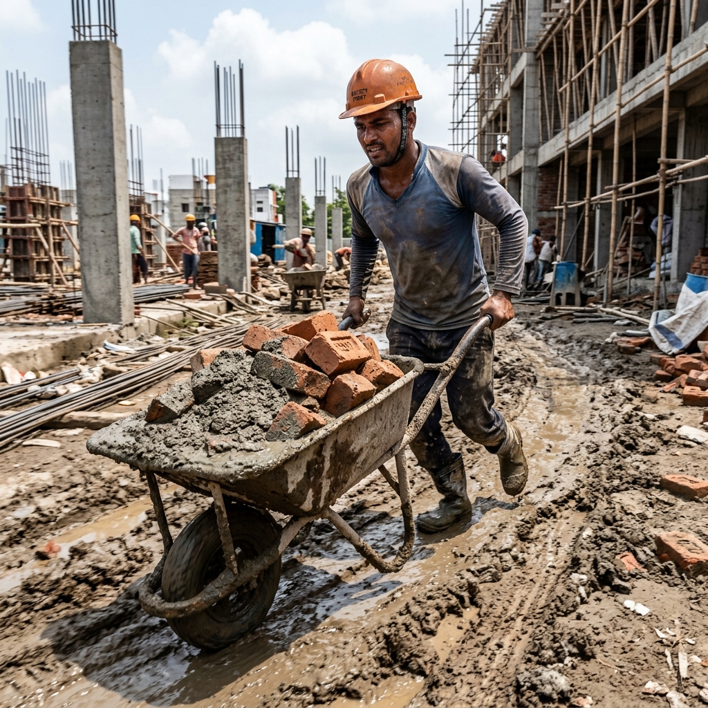 Construction Wheelbarrow